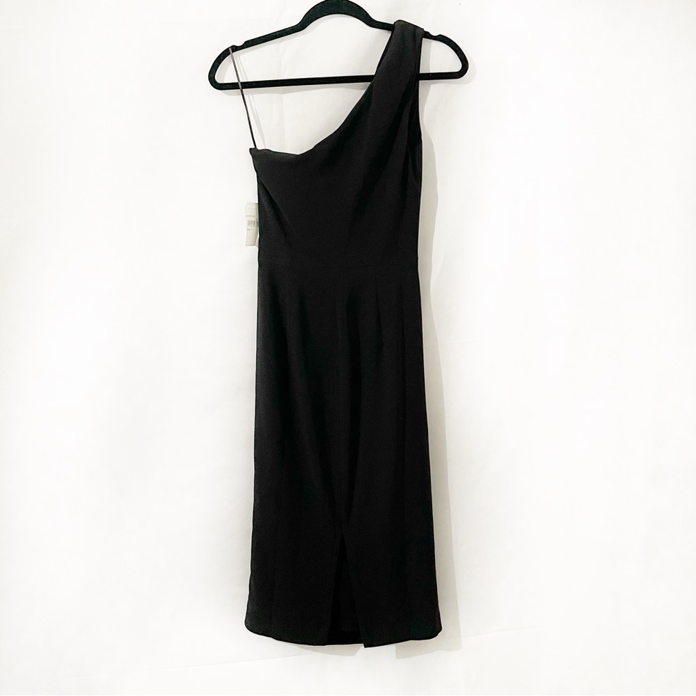 Dress the Population Martine Black Sleeveless Asymmetrical Dress Size S - Picture 5 of 9